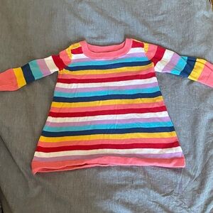 GAP Multicolor Striped Kids Casual Dress